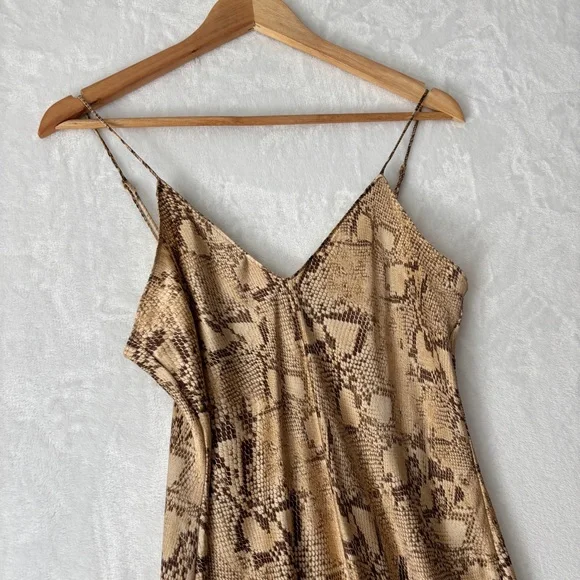 banana republic brown silk dress Banana Republic Lyana Twist Maxi Dress SP S P